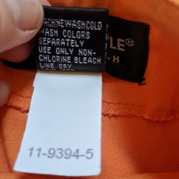 Y2K MetroStyle Bright Orange Fitted Funky Skort 10 - Picture 8 of 9